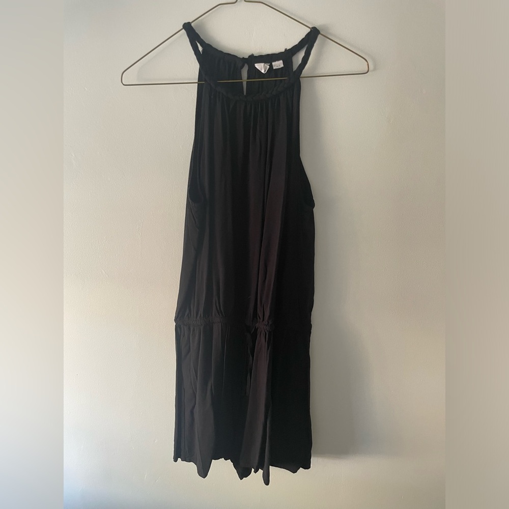 Black shorts romper